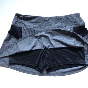 L Head Skort Skirt Shorts for Tennis or Exercise